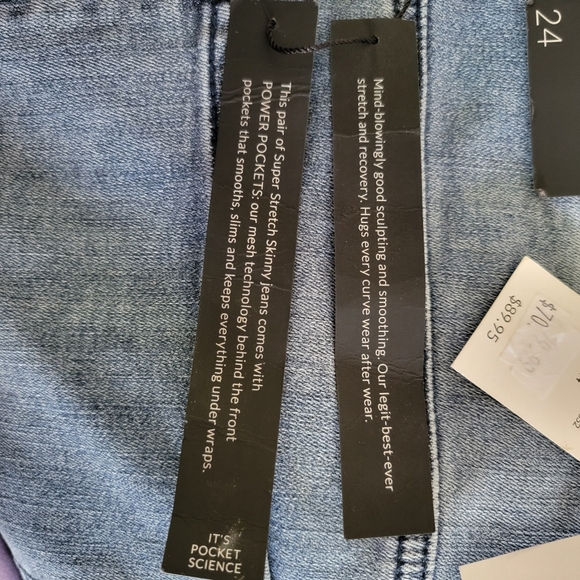 Lane Bryant Mid-Rise Super Stretch Ankle Jeans Distressed With Floral Design - Picture 10 of 15